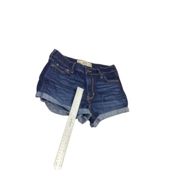 Hollister Pants - Acubi mermaidcore fairycore HOLLISTER Women's Denim Jean Shorts Size 5 Waist 27